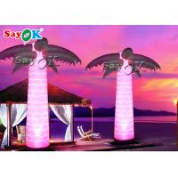 China 5mH Advertising Decorated Inflatable Palm Tree With Led Lighting factory