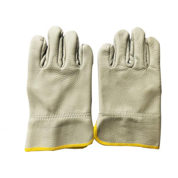 Quality Agriculture Cowhide beekeeping Gloves Without Cuff for beekeeping work use for sale