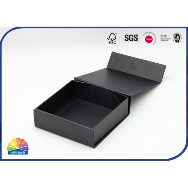Quality 1200gsm Grey Cardboard Collapsible Present Box Matte Lamination for sale