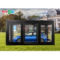 China Outdoor Portable Inflatable Car Garage Tent Durable Inflatable Car Wash Tent factory