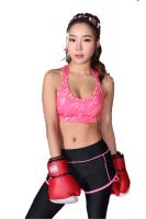 China Women Seamless Sport Bra Yoga Supper Supportive Sexy Red Top Workout Fitness W130 factory