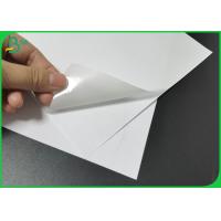 China Inkjet Printing Semi Glossy 80 Gsm Self - Adhesive Paper For Making Product Label factory