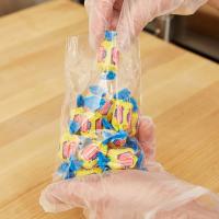 Quality 5" X 9" Candy Plastic Flat Bags Clear Film Small Size With High Durability for sale