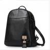 China Genuine cow leather school bags black women's bags fashion travelling shoulder bags factory