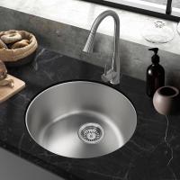 Quality 20 Gauge Stainless Steel Kitchen Sink Dual Mount With Satin Polished Finish for sale