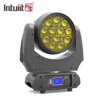 China 12x10w Rgbw 4 In 1 Zoom Led Wash Moving Head Light Beam For Party Disco Ktv 959lm factory