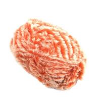 Quality Soft Mink Chunky Hand Knit Yarn Polyester Yarn Yarn Bleached Dyed for sale