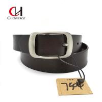 China ODM Multicolor Genuine Leather Brown Belt With Pin Buckle Wear Resistant factory