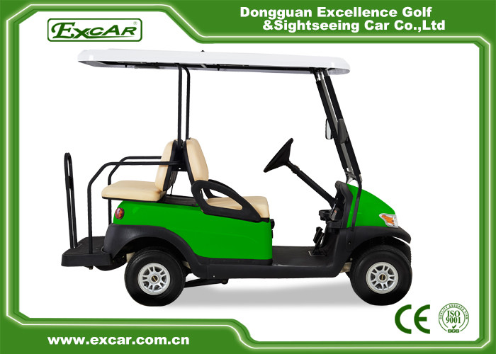 China CE Approved Electric Golf Carts 48V Light Green 4 Person Golf Cart factory