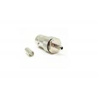 Quality Nickel Plated Coax BNC Connectors Straight Crimp Miniature Quick RF Connector for sale