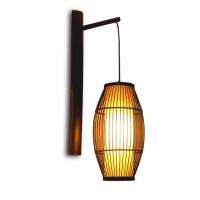 China Chinese retro solid wood wall lamp - Hotel Bamboo corridor lamp -antique bamboo lantern wall lamp factory