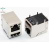 China Shielded Ethernet RJ45 Female Connector + HDMI Stacked Combo With LED Indicator factory