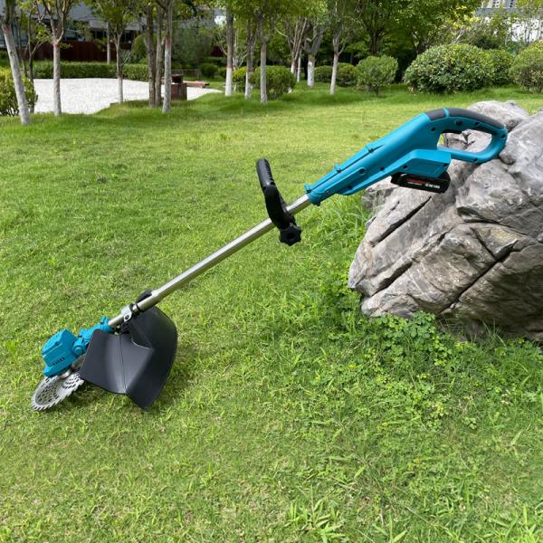 Quality 21V Electric Battery Brush Cutter Lawn Mower Grass Cutting Machine Grass Trimmer for sale