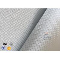 Quality 220g 0.2mm Checked Aluminized Fiberglass Fabric For Decoration for sale