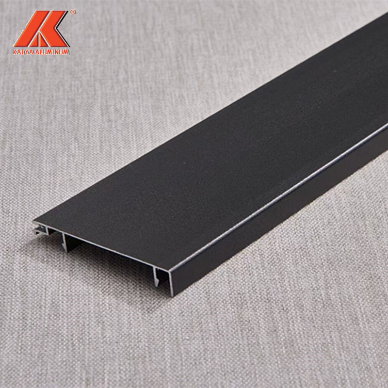 China Anodized Flooring Aluminum Baseboard Trim 6063 T5 Extruding factory