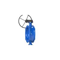 Quality DI Disc Stainless Steel Butterfly Control Valve Epoxy Coated With Worm Gear for sale