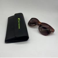 China Black Fashionable Vogue Customized Logo Soft Leather Spectacle  Velvet Pouch factory