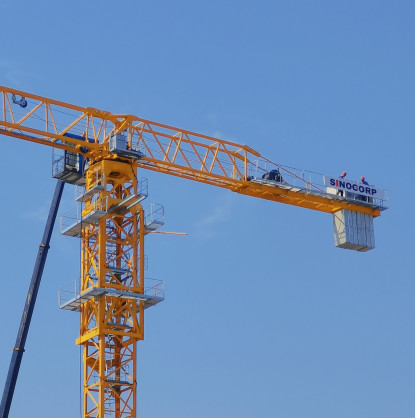 Quality Horizontal Jib Tower Crane 16t High Rise Construction Crane for sale