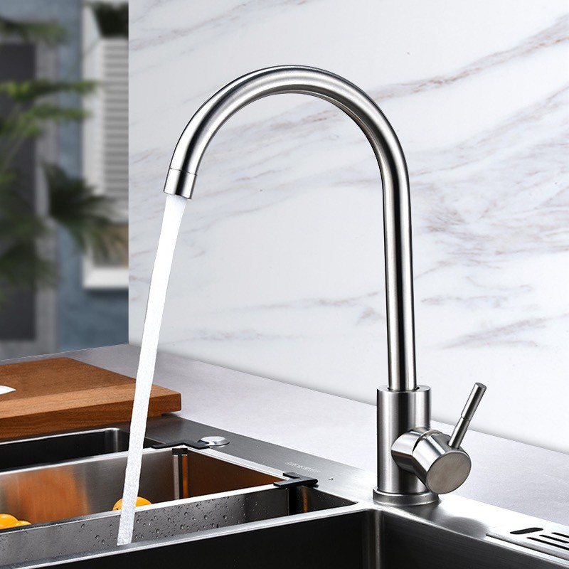 China OEM ODM Stainless Steel Kitchen Faucet Hot And Cold Kitchen Faucets factory