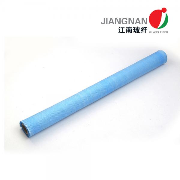 Quality 0.43mm Thickness PU Coated Fiberglass Fabric Two Sides Alkali Free for sale