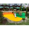 China Slip Resistant EPDM System Running Track Kindergartens Playground Surface factory