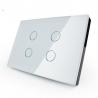 China toughened glass panel smart electrical switches for remote control the lamps factory
