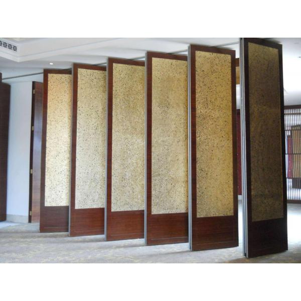 Quality Easy Operate Soundproof Sliding Partition Walls , Multi Color Folding Room Dividers for sale