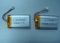 Buy cheap 3.7V 1200mAh lithium polymer battery with PCM and wire from wholesalers