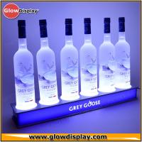 China Customize Acrylic LED Lighted Liquor Bottle Shelf for displaying brand or promoting product factory