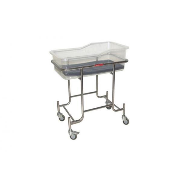 Quality Pediatric Hospital Baby Bed For Infant , Hospital Baby Cot With Four Wheels for sale