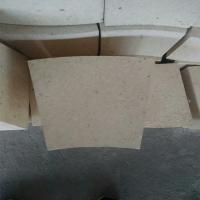 China Fan Shaped High Alumina Refractory Brick , Rotary Kiln High Temp Bricks factory