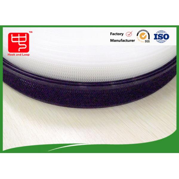 Quality 25 Meters Per Roll Plastic Hook And Loop Sticky Fire Retardant Common Color for sale