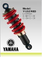 China Yamaha Y125 Z Motor Rear Shocks , 245MM Length Shock Absorber Brazil Motorcycle Spare Parts factory