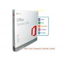 China Multi Languague Office 2016 Standard License , Microsoft Office 2016 FPP DVD Retail Box factory