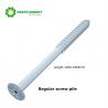 China Screw Foundation Systems Q235 Steel Adjustable Length Solar Ground Screws Solar Panel Support Screw Pile factory