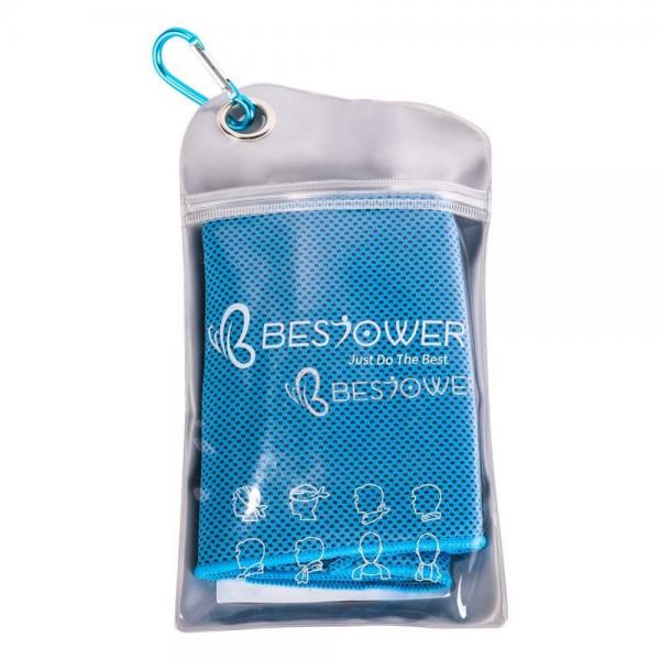 Quality ODM 60x120 Gym Sports Microfiber Cooling Towel With Company Logo for sale