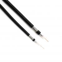 Quality Black 75ohm RG6 RG11 RG59 CATV Flexible RF Coaxial Cable for sale