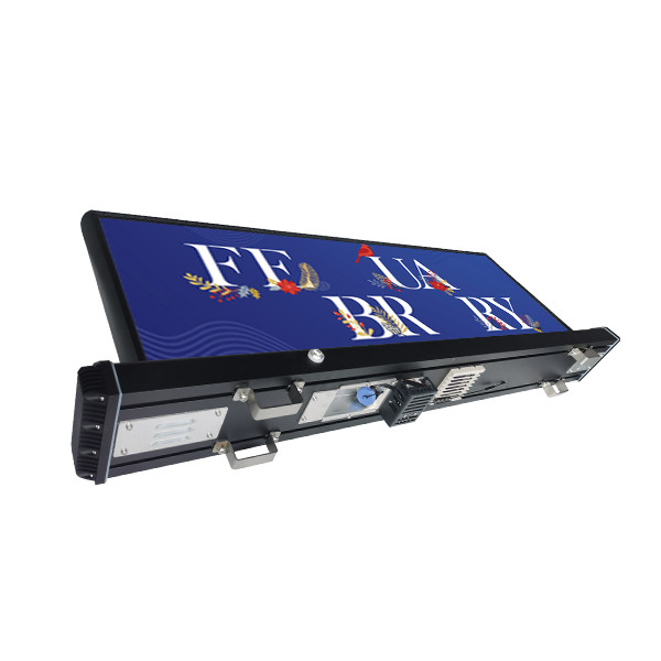 Quality OEM Taxi Roof LED Display P5 Outdoor LED Display Android 4G 120w for sale