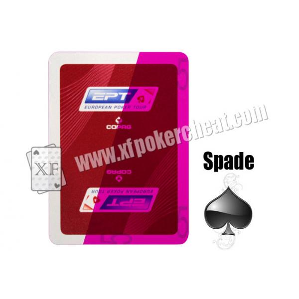 Quality 2 Jumbo Index Copag EPT Invisible Playing Cards SPY Playing Card For Casino Games for sale