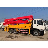 China Putzmeister Used Truck Mounted Concrete Pump Remote Control Hydraulic Folding factory