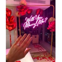 China Outdoor Neon Sign for Mrs Mr Will You Marry Me A Symbol of Love and Commitment factory