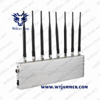 China GSM 3G 4G GPS WiFi Lojack 8 Bands 18W 40m Mobile Phone Jammer factory