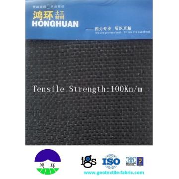 Quality 448G Polypropylene Woven Geotextile Fabric 92KN / 68KN for sale