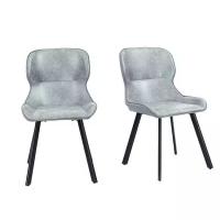 Quality PU Leather Upholstered Dining Chair Waterproofing Environmentally Friendly for sale