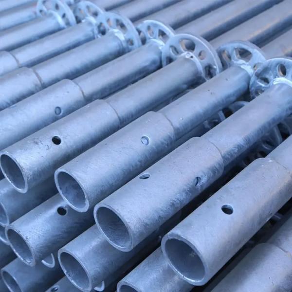 Quality Hot Dip Galvanizing Scaffold Steel Pipe Seamless ISO GOST CE Certificated for sale