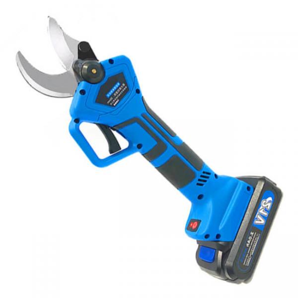 Quality 35mm Cordless Electric Pruning Shear Efficient Fruit Tree Branch Cutter for sale