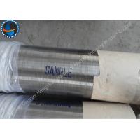 China Stainless Steel STC Threaded Wire Wrap Screen Pipe For Water Well And Oil Well factory