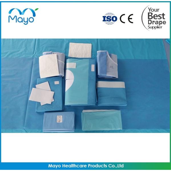 Quality CE Approved Hip Drape Disposable Surgical Packs Customization for sale