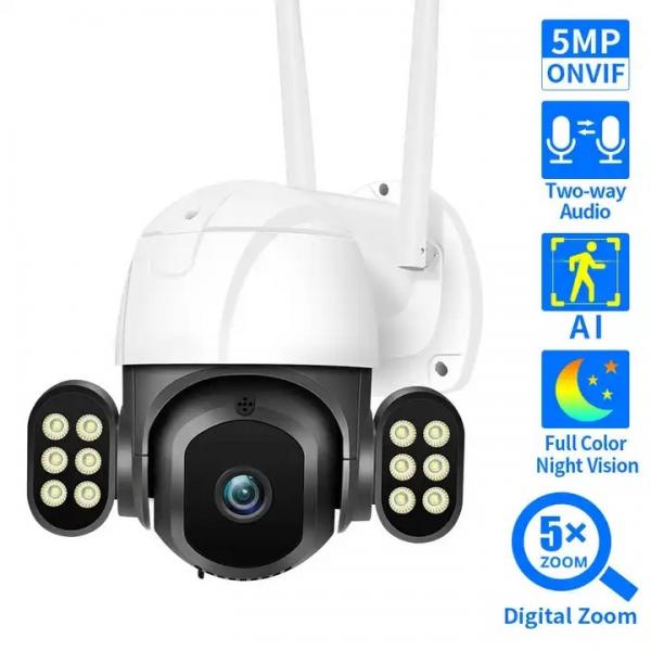 Quality 8MP ABS 4K Outdoor Security Camera Wireless Full UHD With CMOS Sensor for sale