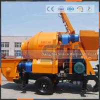 China 30m3/H Output Mobile Concrete Mixer And Pump Strong Transfer Capability factory